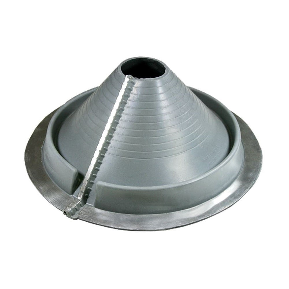 #2 Roofjack Round Retrofit EPDM Pipe Flashing Boot Gray