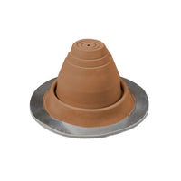 #1 Roofjack Round EPDM Pipe Flashing Boot Terra Cotta