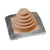 #1 Roofjack Square EPDM Pipe Flashing Boot Terra Cotta