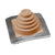 #1 Roofjack Square EPDM Pipe Flashing Boot Terra Cotta
