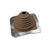 #2 Roofjack Square EPDM Pipe Flashing Boot Brown