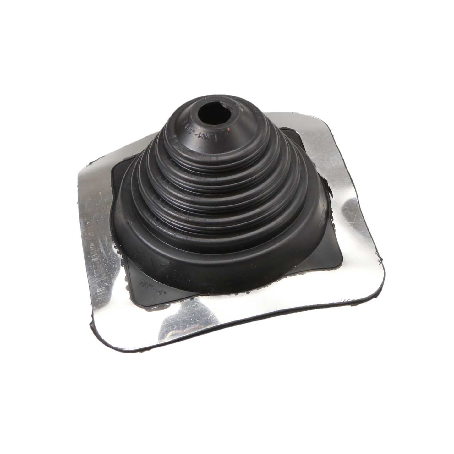 #2 Roofjack Square EPDM Pipe Flashing Boot Black