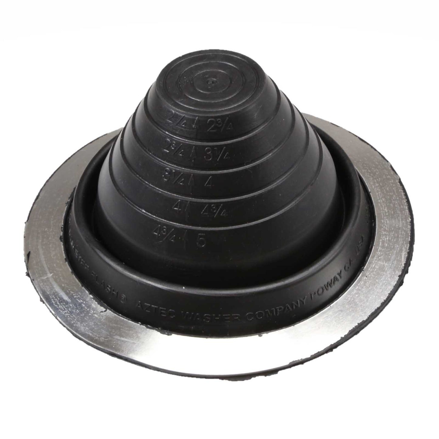 #3 Roofjack Round EPDM Pipe Flashing Boot Black