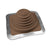 #3 Roofjack Square EPDM Pipe Flashing Boot Brown