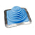 #3 Roofjack Square EPDM Pipe Flashing Boot Light Blue