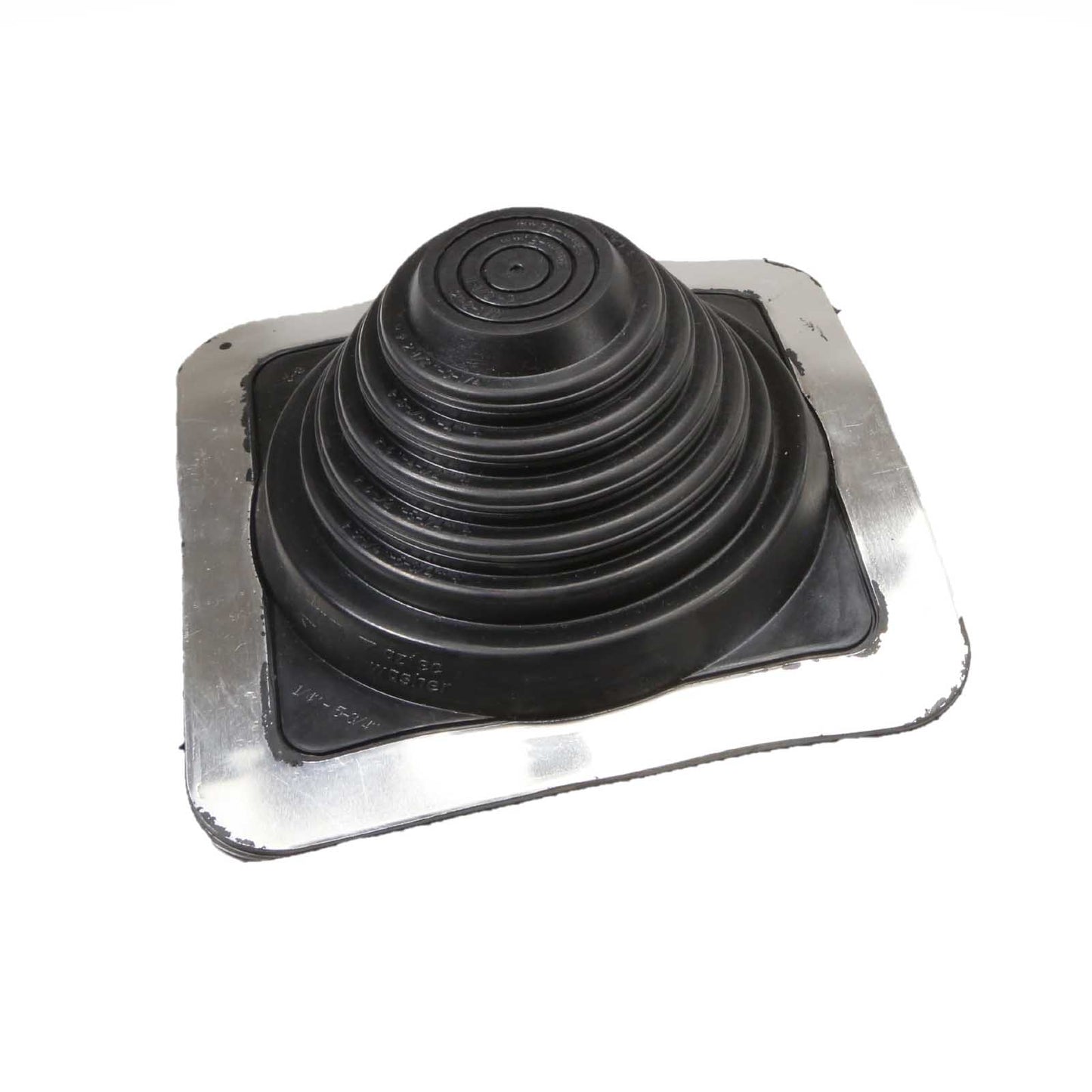 #3 Roofjack Square EPDM Pipe Flashing Boot Black