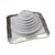 #3 Roofjack Square EPDM Pipe Flashing Boot Gray