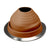 #4 Roofjack Round EPDM Pipe Flashing Boot Terra Cotta