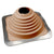 #4 Roofjack Square EPDM Pipe Flashing Boot Terra Cotta
