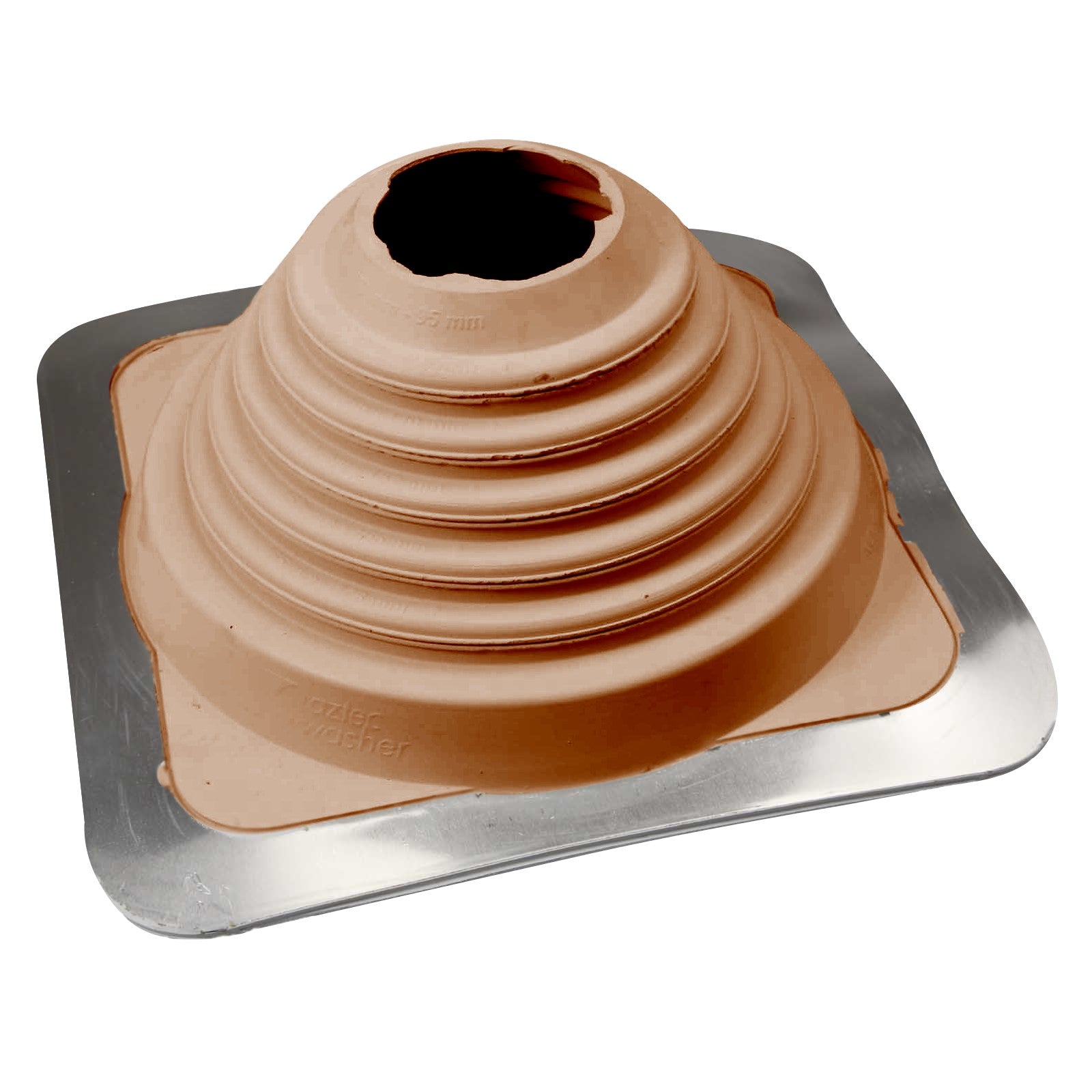 #4 Roofjack Square EPDM Pipe Flashing Boot Terra Cotta