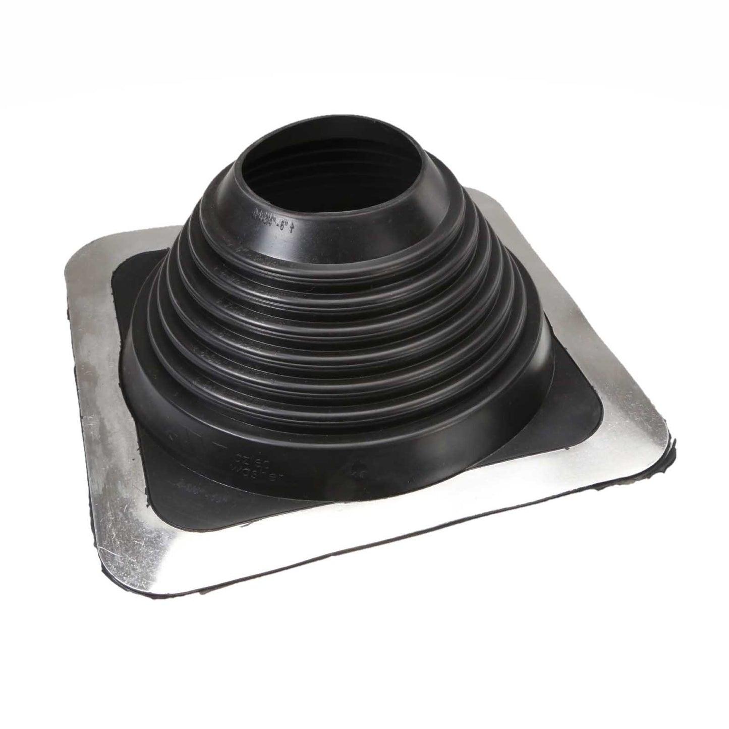 #6 Roofjack Square EPDM Pipe Flashing Boot Black