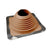 #7 Roofjack Square EPDM Pipe Flashing Boot Terra Cotta