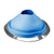 #9 Roofjack Round EPDM Pipe Flashing Boot Light Blue