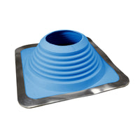 #9 Roofjack Square EPDM Pipe Flashing Boot for Metal Roof, Light Blue