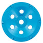Syntec 1/4" Round 6 Segment PCD Cup Wheel - Blue