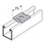 Flextruts FS-5004 Flat Square Washer Drawing With Dimensions