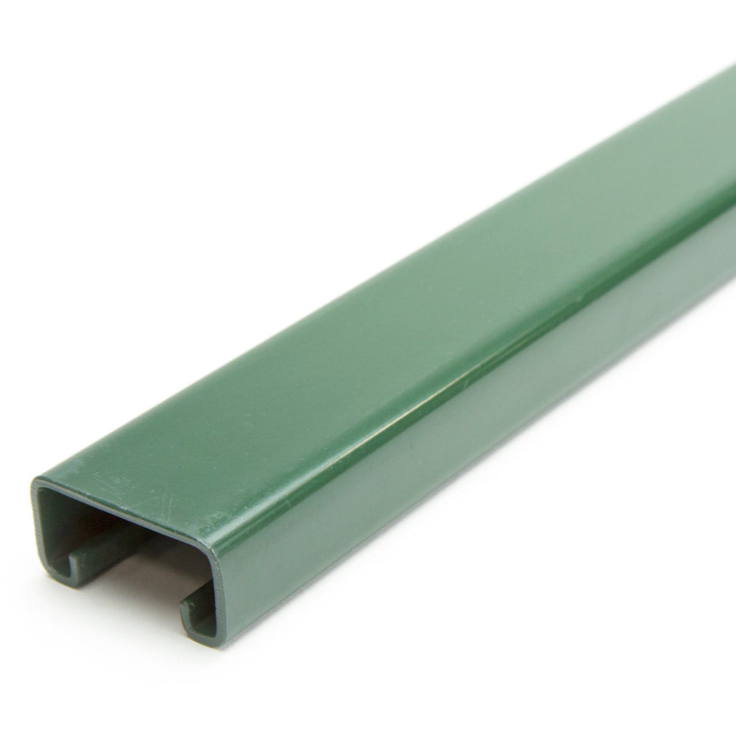 1 5 8 X 13 16 Solid Strut Channel 1 Ft Green Powder Coat Paint 1-5-8-x-13-16-solid-strut-channel-1-ft-green-powder-coat-paint