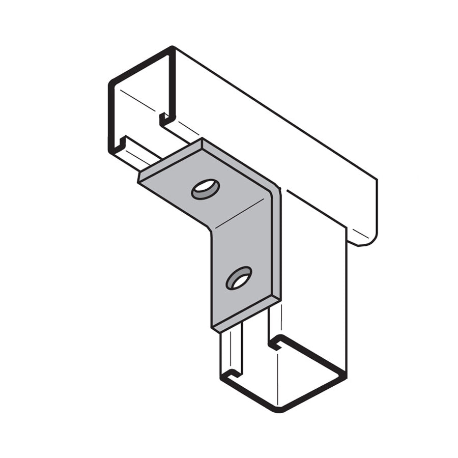 2Hole 90 Degree Angle 17/8" x 2" 316 Stainless Steel Fasteners Plus