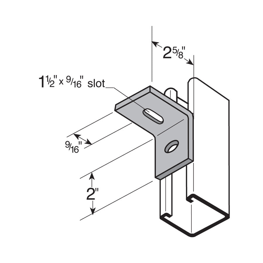Flexstrut FS-5105 Drawing With Dimensions