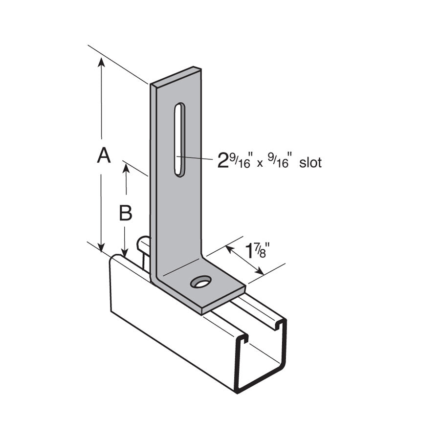 Flexstrut FS-5108 Drawing With Dimensions