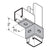Flexstrut FS-5511 Corner Channel Connection Drawing With Dimensions