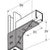 Flexstrut FS-5527 Gusset Corner Channel Wing Connector Drawing With Dimensions