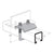 Flexstrut FS-5709 U-Bolt Beam Clamp For FS-200 Channel Drawing