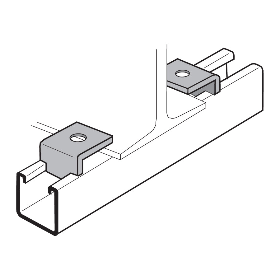 Flexstrut FS-5713 Channel-To-Flange Beam Clamp Drawing