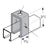 Flexstrut Trolly Beam Intermediate Support Drawing With Dimensions