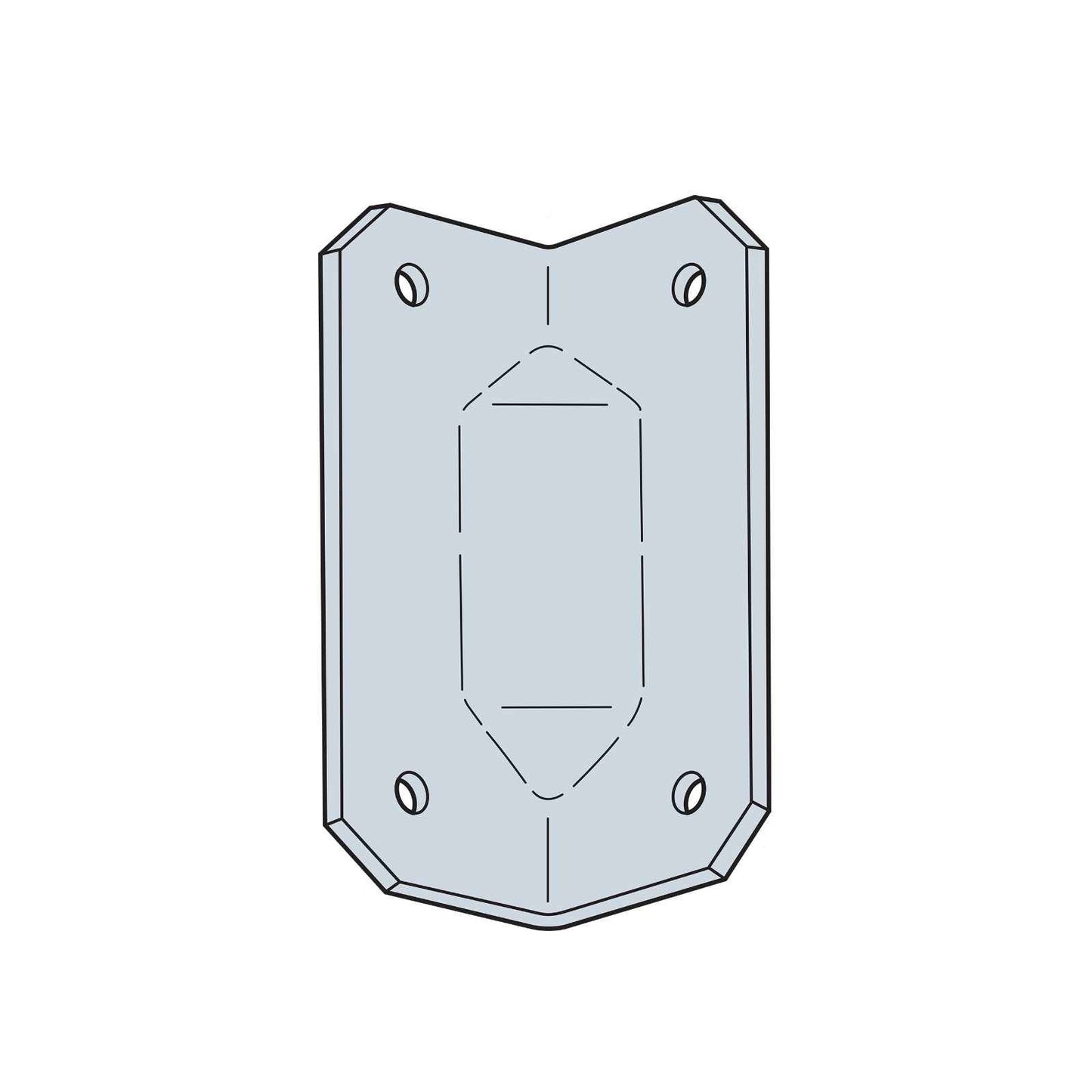 Simpson GA1 234 inch Gusset Angle Pkg 1 image 1 of 2