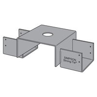 GHD Top-Flange Girder Saddle Hanger Illustration