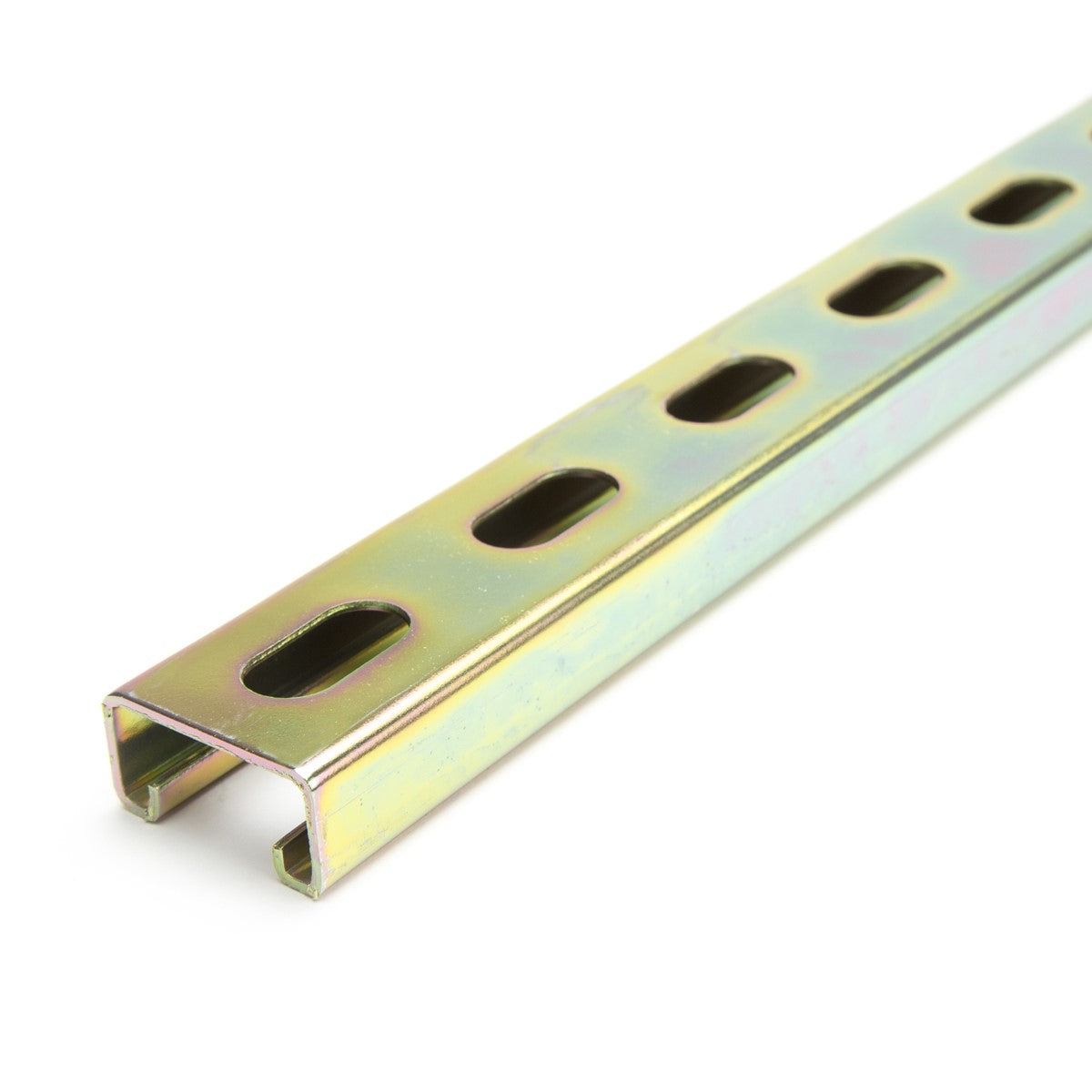 15/8" x 15/8" Solid Strut Channel 20 ft. "Gold" Yellow Zinc