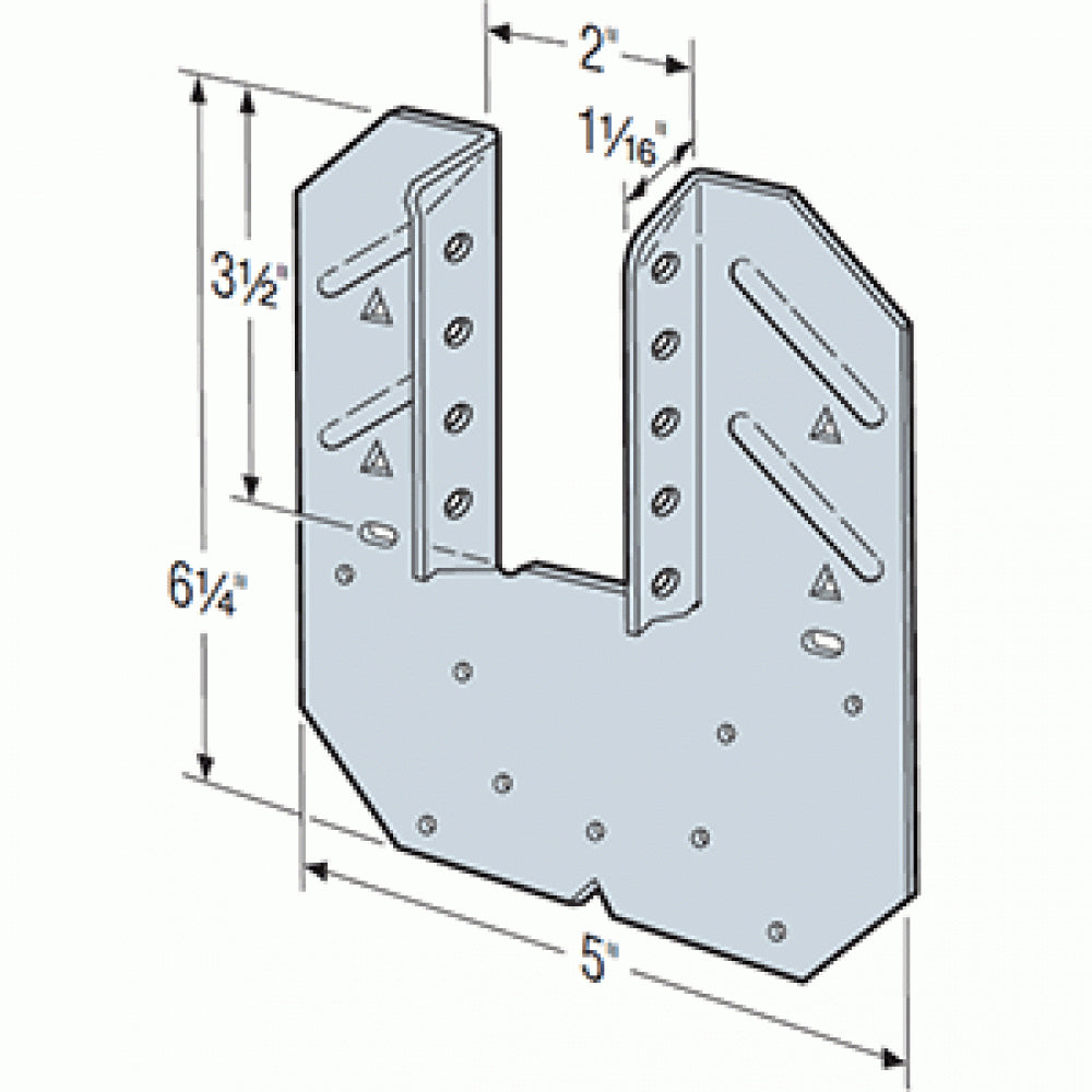 Simpson H10AR Hurricane Tie G90 Galvanized image 2 of 2