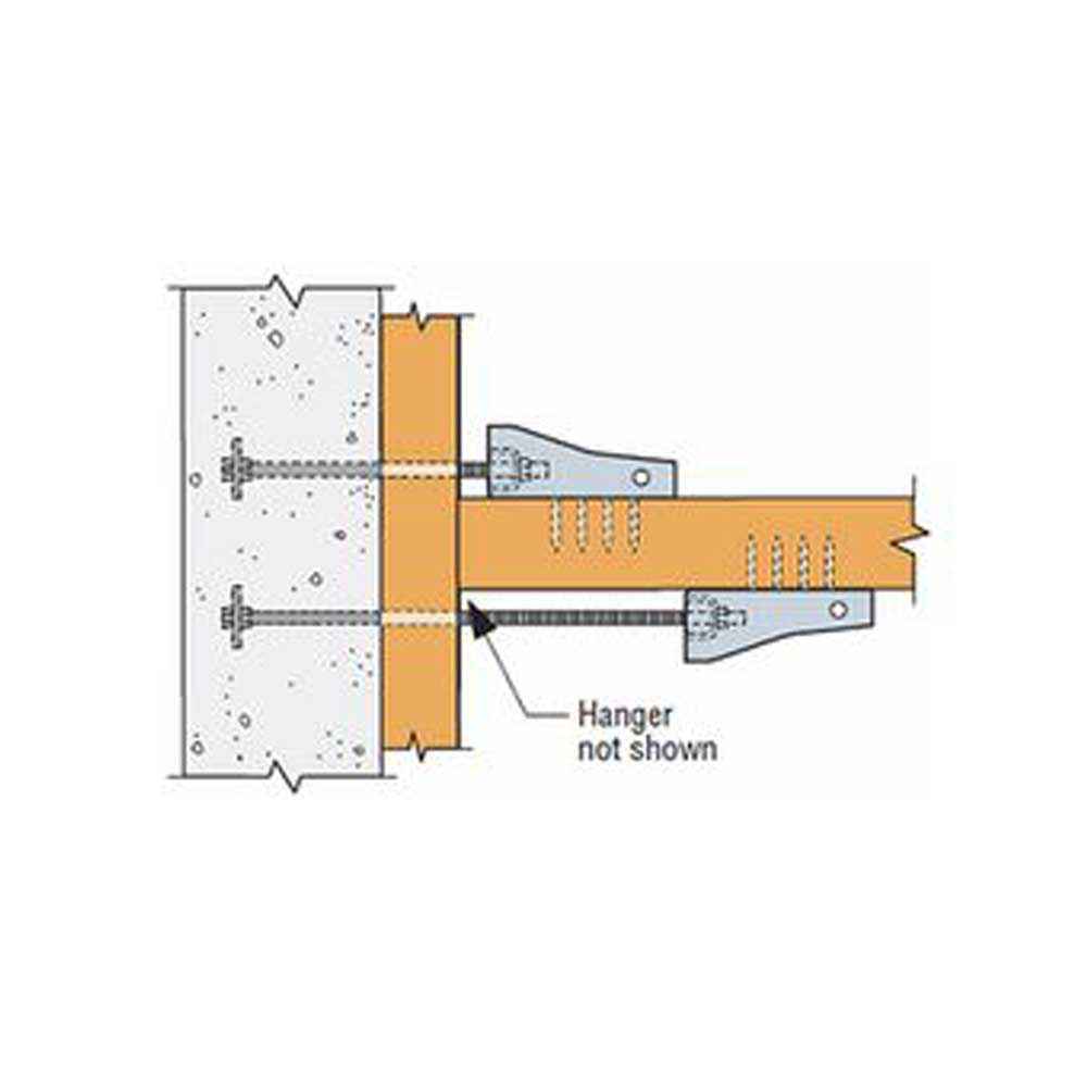 Simpson HDU4SDS25 101516 inch Predeflected Holdown wScrews image 6 of 6