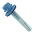 #1224 x 114 inch HG Steelbinder Metal Roofing Screw Blue Pkg 250 image 1 of 2