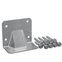 Simpson HGA10KTHDG Hurricane Gusset Angle wScrews Hot Dip Galvanized Pkg 10 image 1 of 2