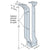 HIT Heavy I-Joist Top-Flange Hanger callout