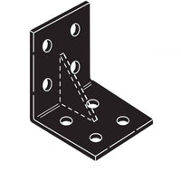 Simpson HL55GPC 5x5 Heavy Angle WGusset Black Powder Coated
