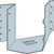 Simpson HSUL26-2 Double Joist Hanger Skewed Left, Galvanized
