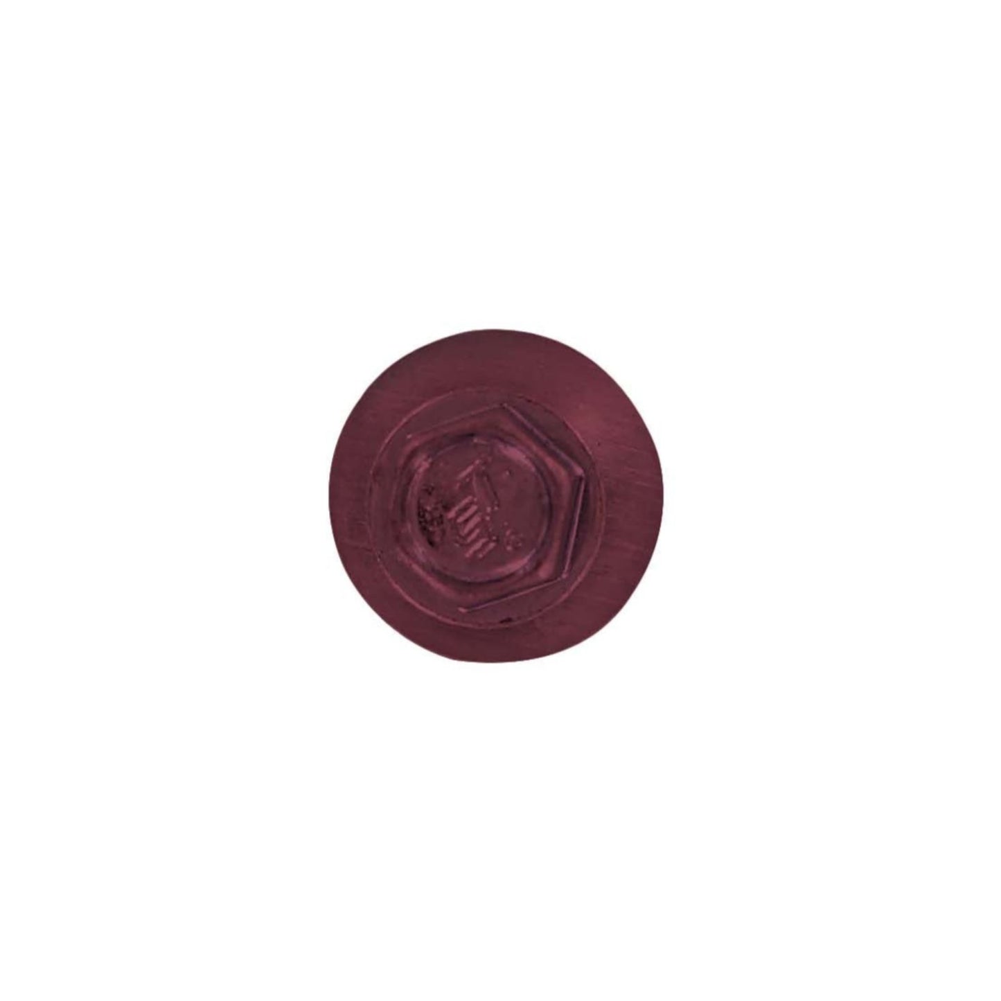 #12 X 34 inch Kwikseal Woodbinder Pole Barn Stitch Scew Burgundy Pkg 250 image 2 of 2