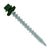 #10 x 2 inch Kwikseal Woodbinder Metal Roofing Screw Forest Green Pkg 250