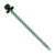 #10 x 3 inch Kwikseal Woodbinder Metal Roofing Screw Forest Green Pkg 250