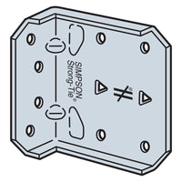 Simpson MFCB43.5-R25 Bypass Framing Fixed-Clip Connector, Pkg 25