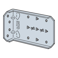 Simpson MFCB45.5-R25 Bypass Framing Fixed-Clip Connector, Pkg 25