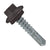 #12 X 1 inch Maxx Steelbinder Metal Roofing Screw Charcoal Gray Pkg 250