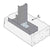 Simpson RCA-C225/97-R55 Rigid Connector Angle For Concrete, Pkg 55