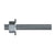 12 inch x 4 inch Zinc Plated Retrofit Bolt