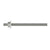 58 inch x 10 inch HotDip Galvanized Retrofit Bolt