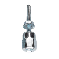Simpson RSV37100N 1/4" x 1" Vertical Steel Rod Hanger for 3/8" Rod w/Nut - Zinc, Pkg 25