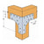 Simpson RTC2Z 2x Rigid Tie Corner ZMAX Finish image 5 of 5